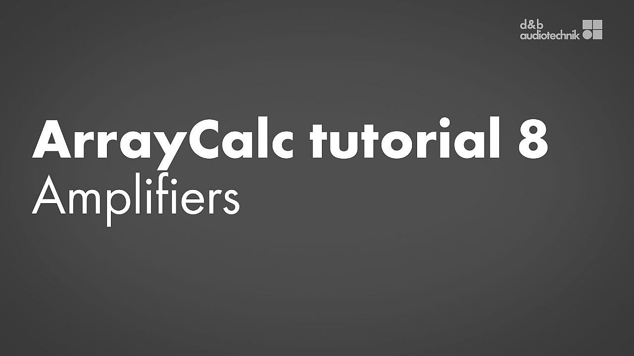 ArrayCalc tutorial. 8. Amplifiers: Remote