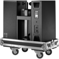 Y10P loudspeaker front in touring case