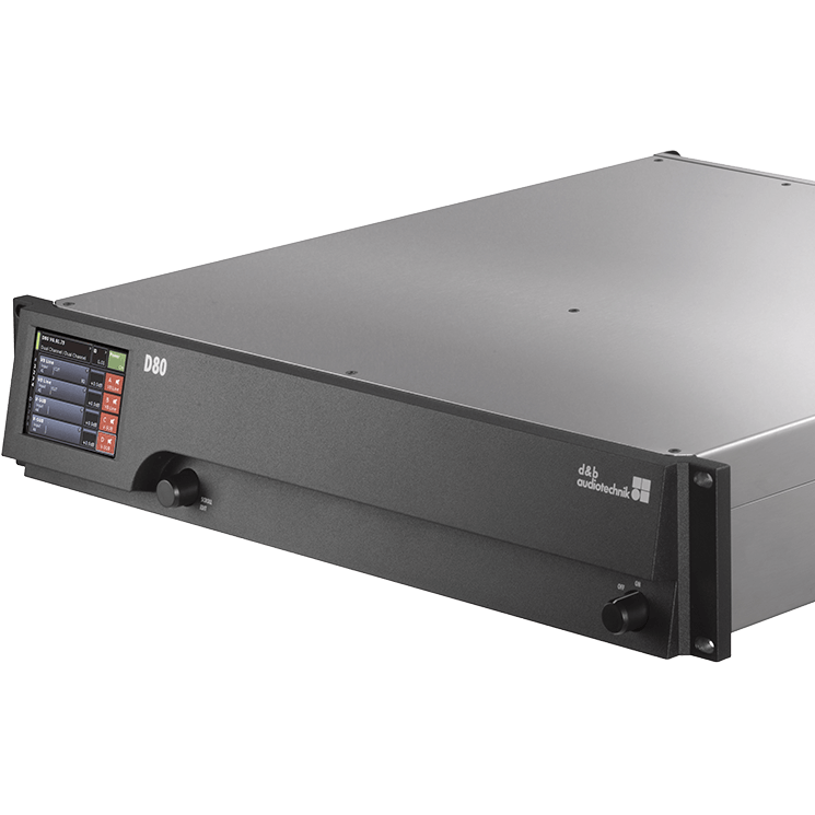 D80 PA amp from our PA amplifier selection d&b audiotechnik