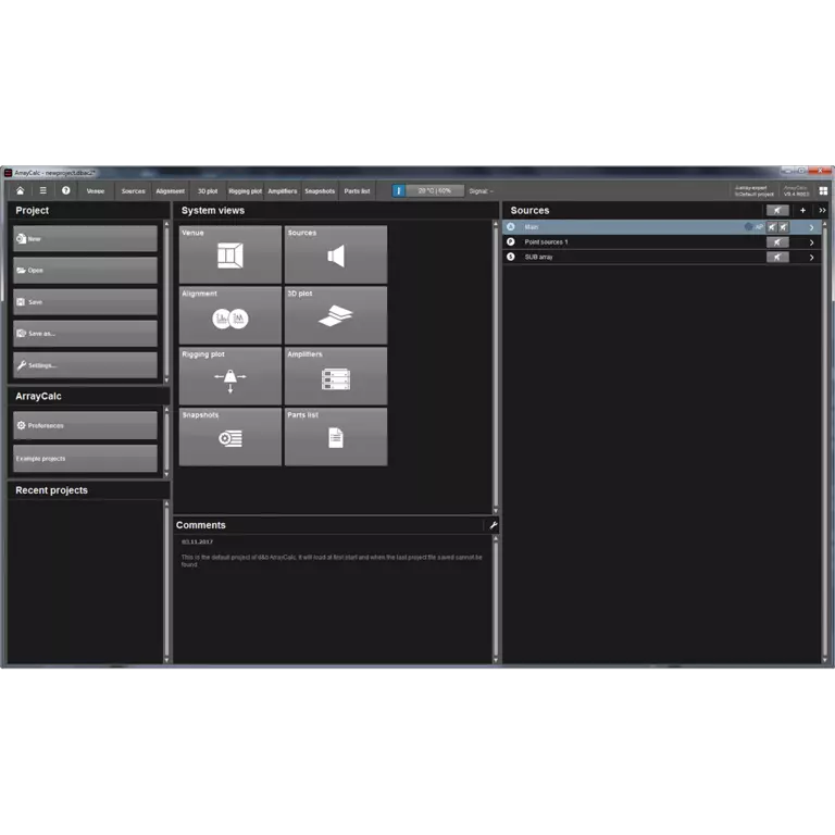 ArrayCalc d&b audiotechnik