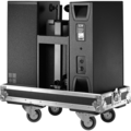 Y7P loudspeaker on touring case