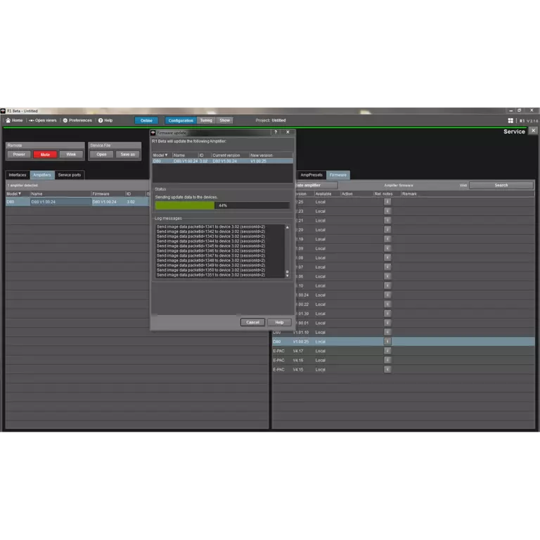 R1 Remote control software d&b audiotechnik
