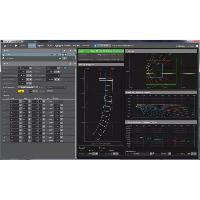 ArrayCalc d&b audiotechnik