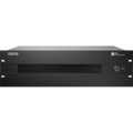 Black audio equipment labeled "DS110" with a power button on the right and a vented section in the center.