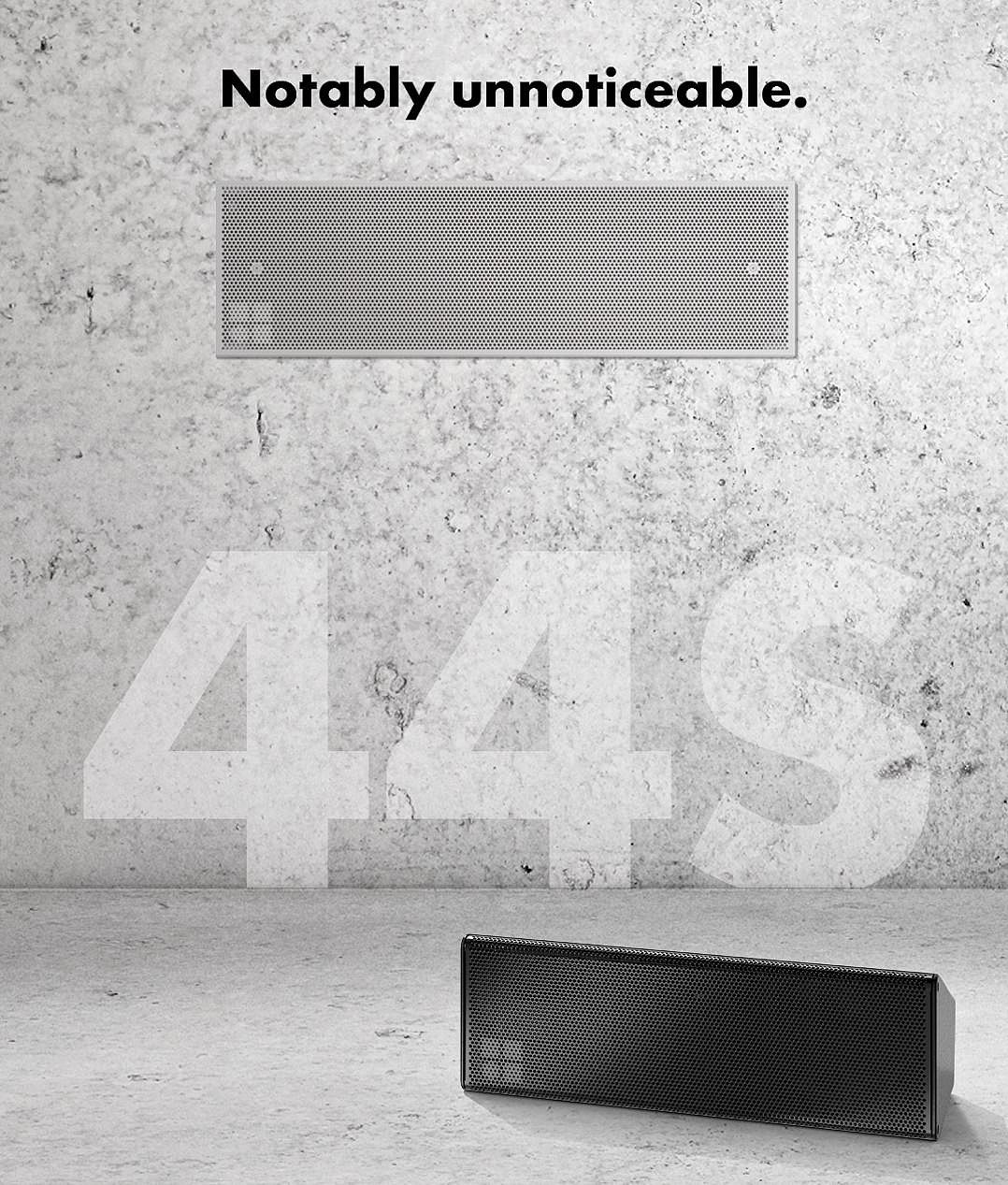 The flush mountable 44S loudspeaker | d&b audiotechnik