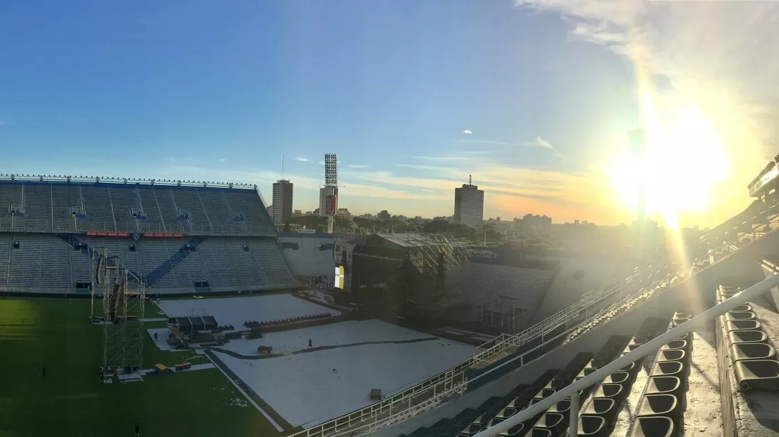 d&b GSL delivers for Green Day at Estadio Velez Stadium Buenos Aires