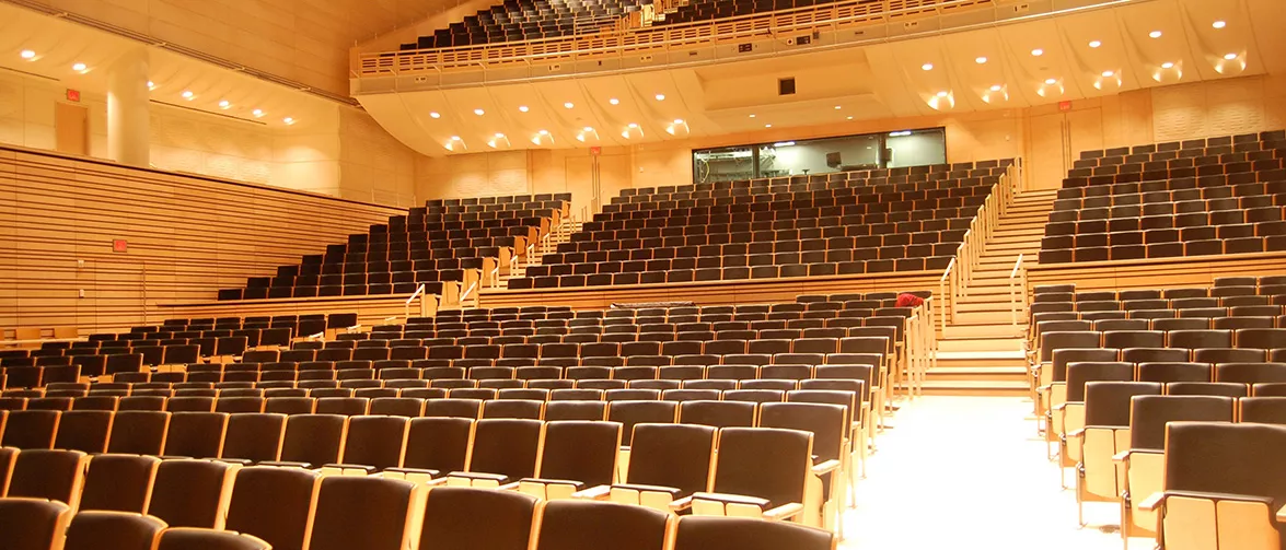 EMPAC, peering over NY's Hudson River skyline is reinforced by d&b