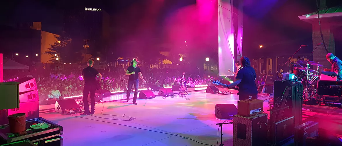 d&b J-Series on tour with Frank Foster.