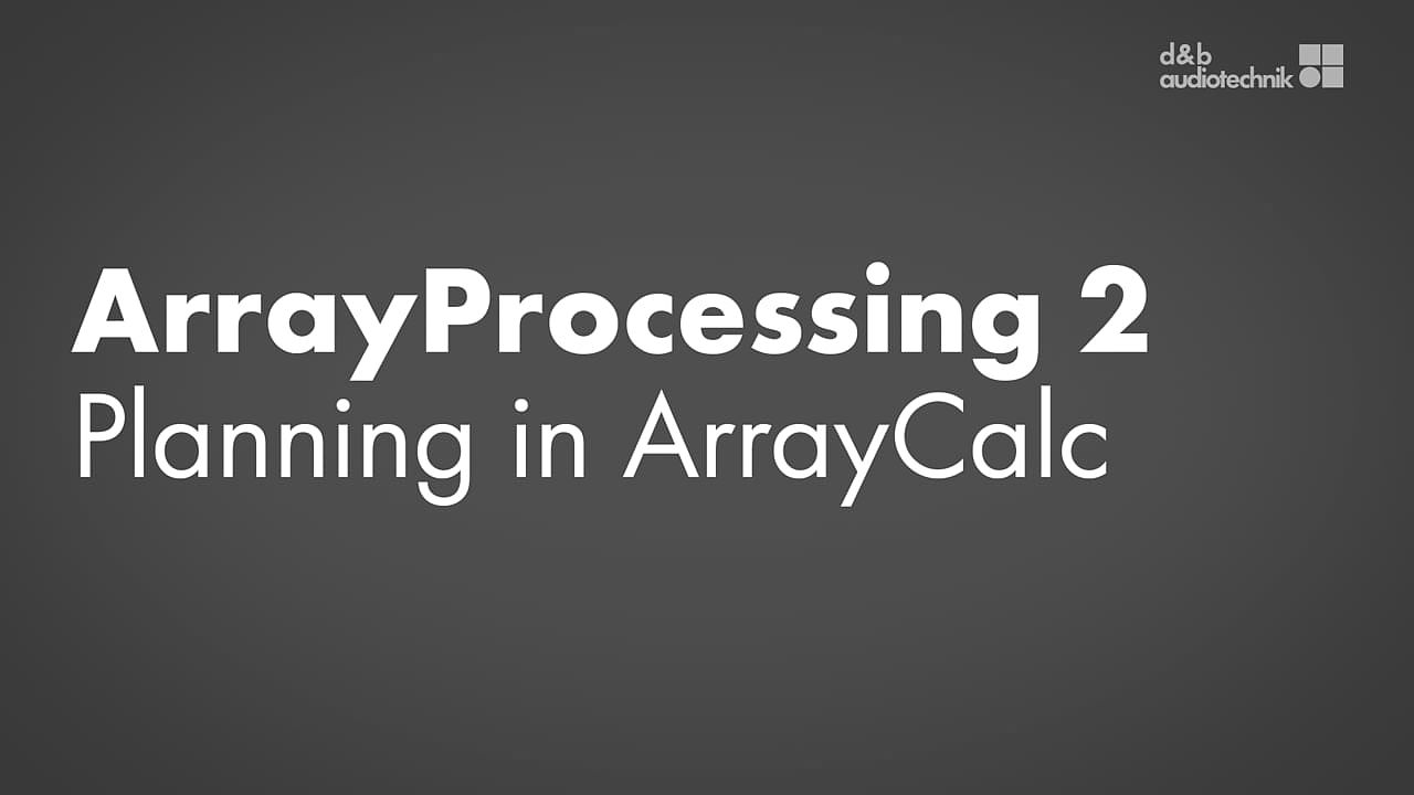 Planning in ArrayCalc