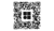 Black and white QR code with a central circular design, surrounded by smaller squares and intricate patterns.