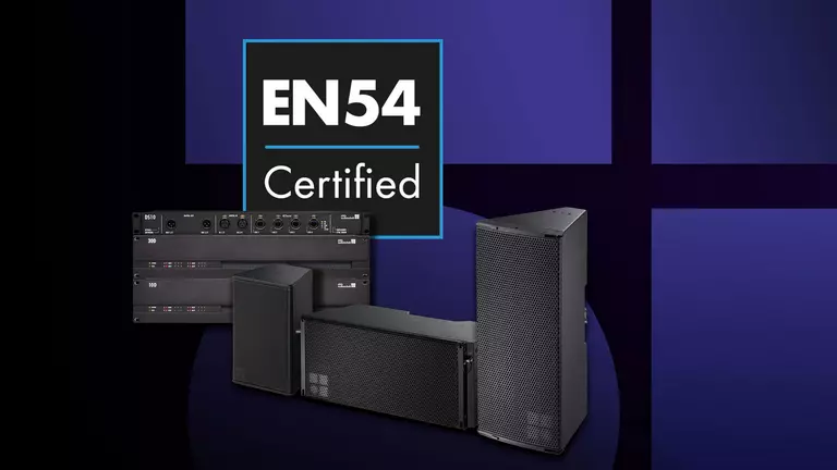 EN 54 certified | d&b audiotechnik