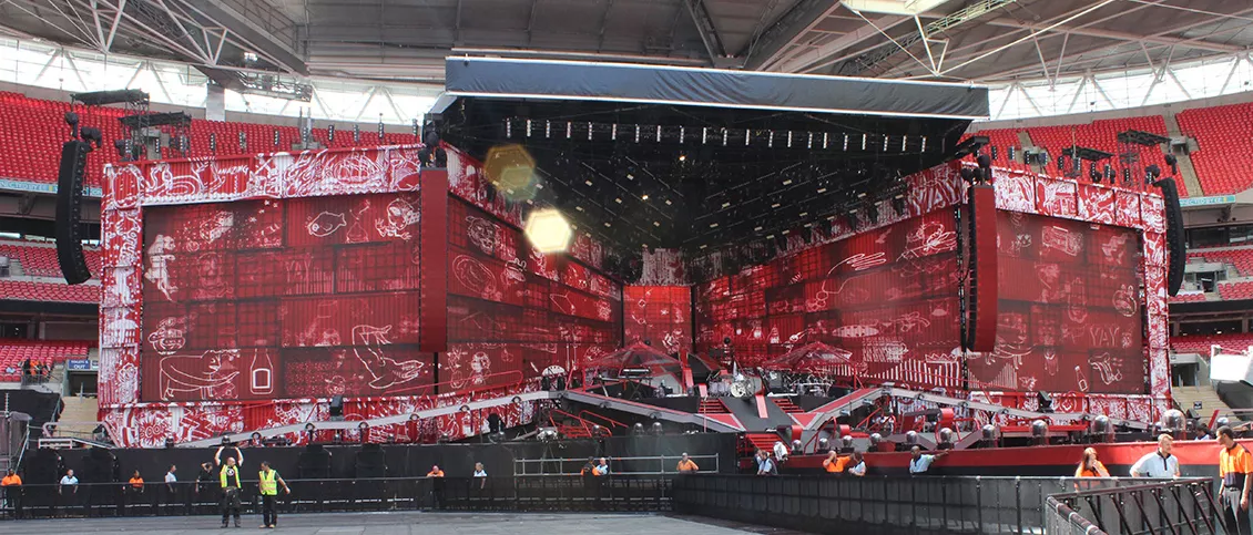 d&b supports One Direction with their stadium tour
