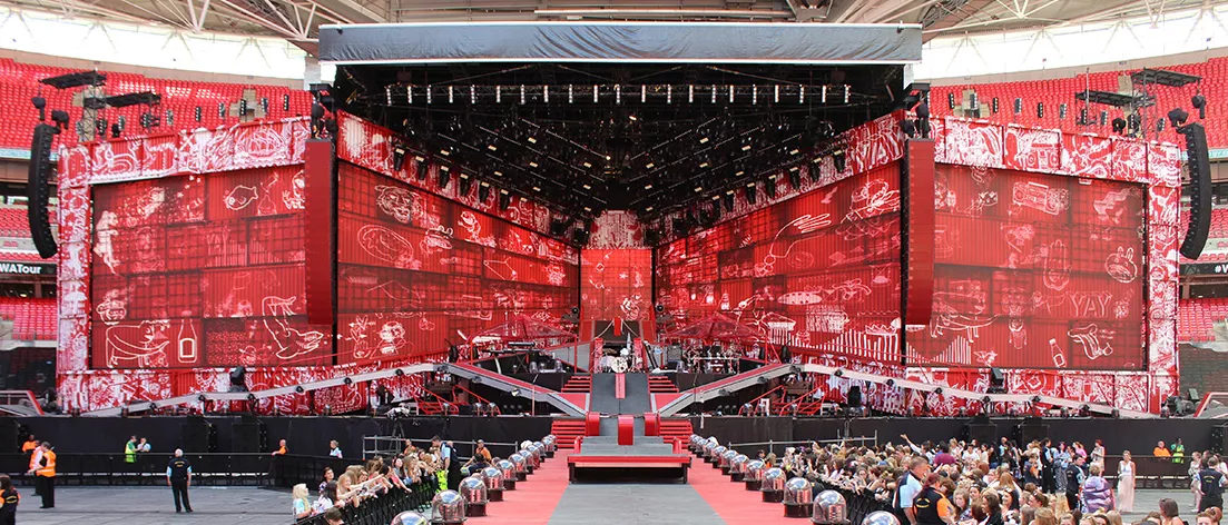 d&b supports One Direction with their stadium tour