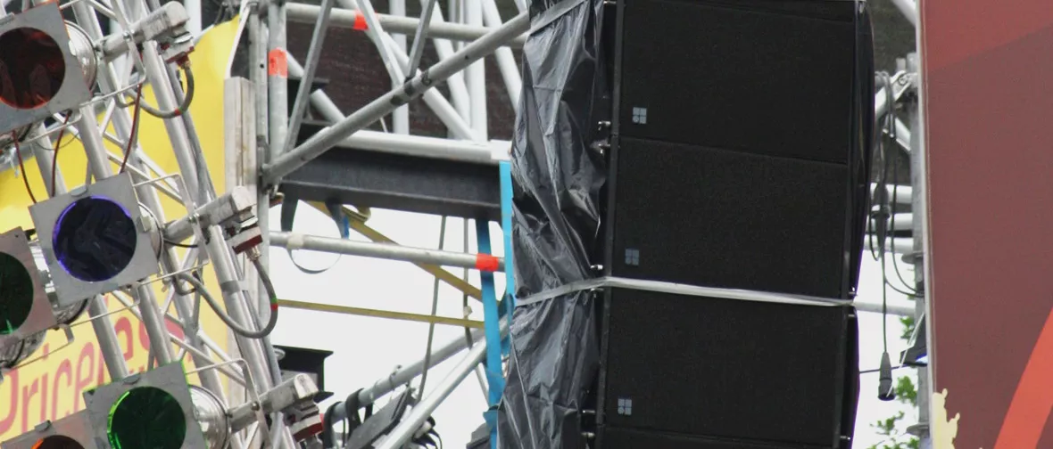 d&b at the Brandenburg Gate for Fan Mile
