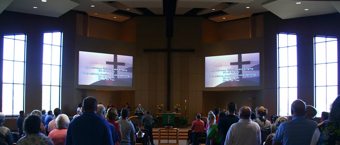 The Good Shepherd church’s new sanctuary is equipped with d&b