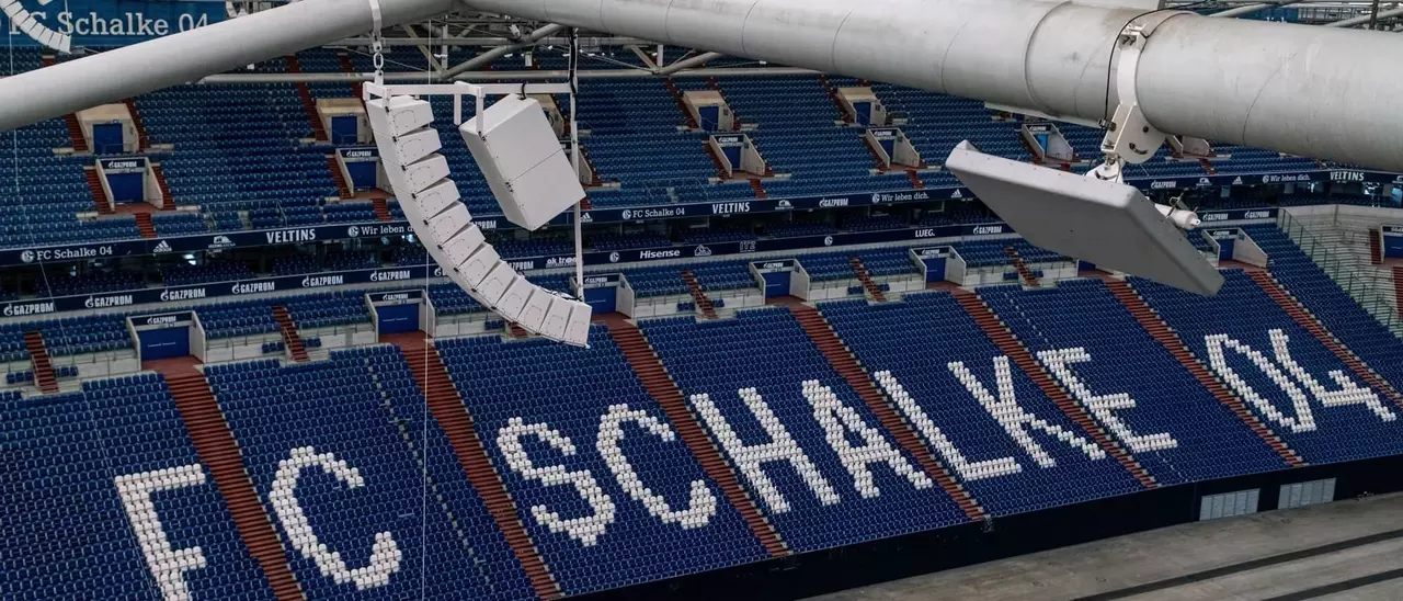 d&b delivers intelligibility flexibility and efficiency for Veltins Arena