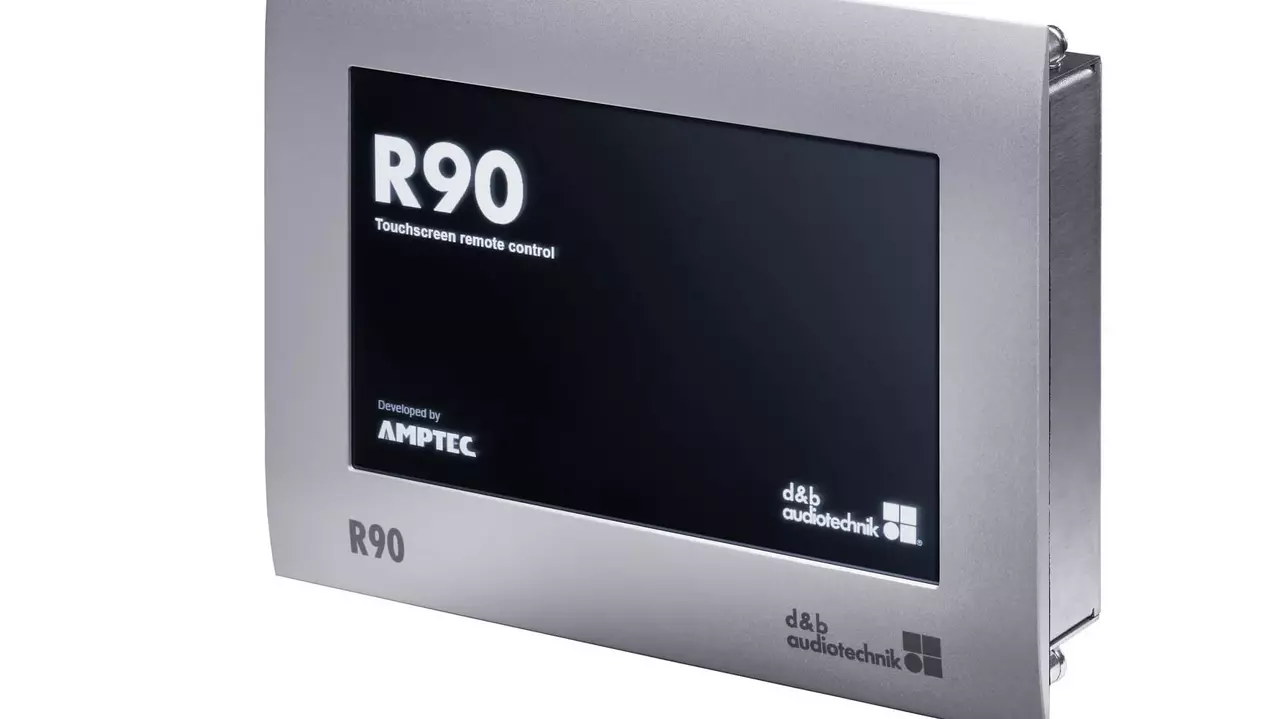 d&b audiotechnik introduces control simplicity with the d&b R90 Touchscreen remote control
