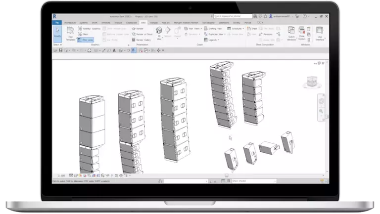 d&b audiotechnik revit workflow