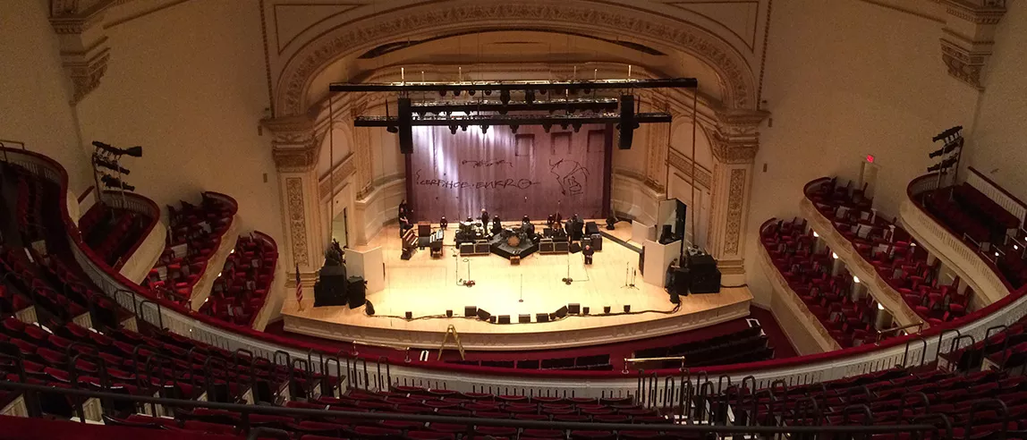Praise for ArrayProcessing at New York’s Apollo and Carnegie. | d&b audiotechnik