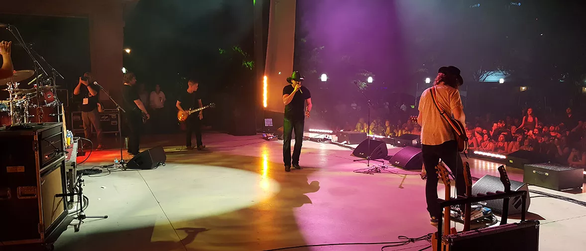 d&b J-Series on tour with Frank Foster.