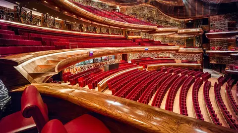 Dubai Opera – View from the right gallery to the auditorium