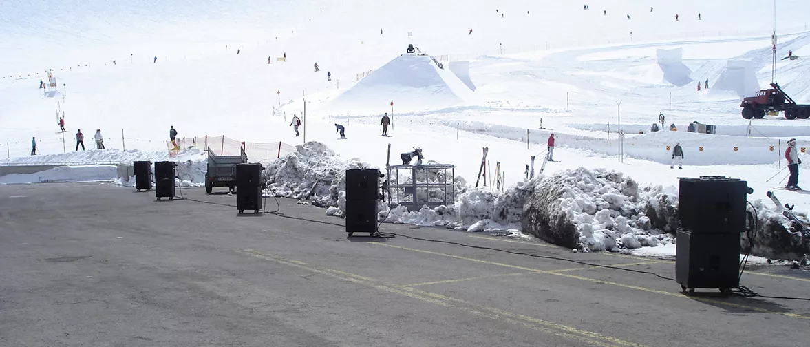 Mars:2068. Science Fiction on the Rettenbach Glacier | d&b audiotechnik