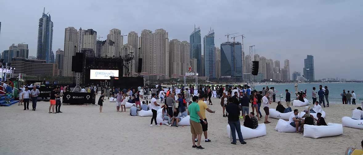 d&b ArrayProcessing delivers dream results at the DxBeach festival, Dubai.