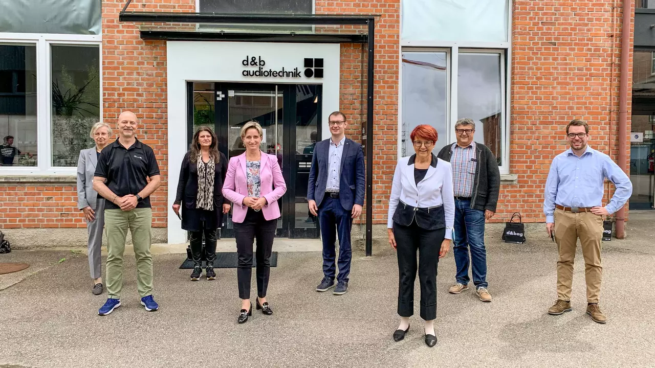 German government delegation to visit newlyexpanded d&b Backnang