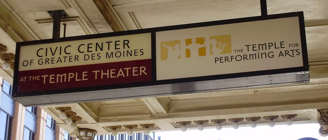 d&b reinforces the Temple for Performing Arts: Des Moines.